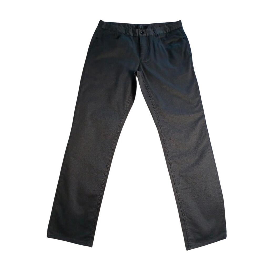 Le 31 Simons Mens Grey Pants London fit Size 34 x 32 Micro Polka Dot